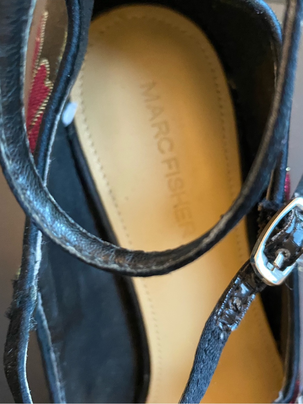Marc Fisher Heels Women Size 8 M Joey Floral Stiletto 3" - Picture 8 of 8